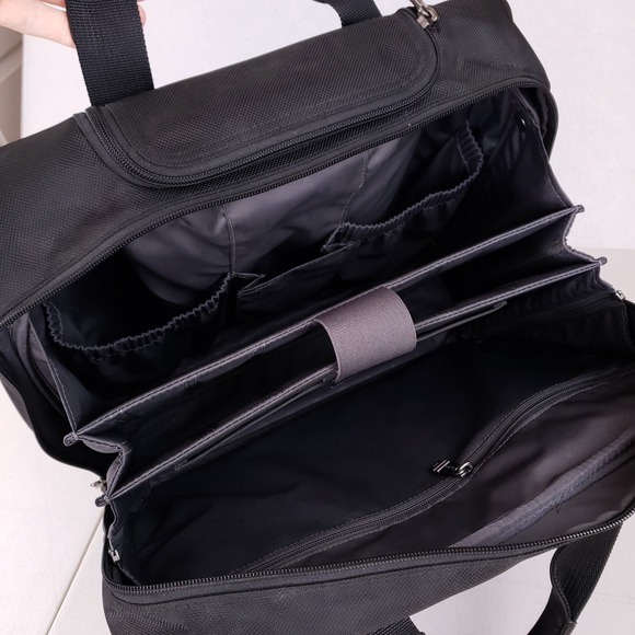 Tumi Alpha 26102D4 Ballistic 2-Wheel  Rolling Carry On Briefcase Overnight Bag - Picture 6 of 16